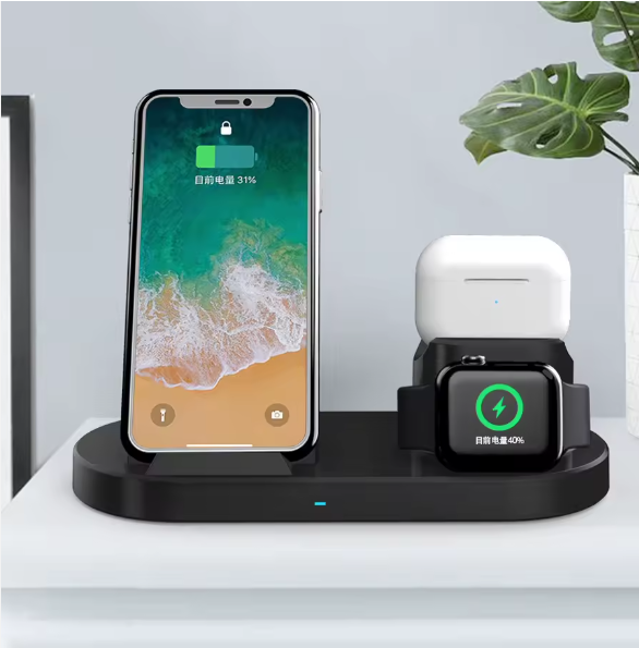 BASE H10 CARGADOR INALAMBRICO 3 EN 1