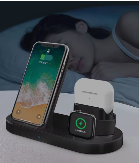 BASE H10 CARGADOR INALAMBRICO 3 EN 1