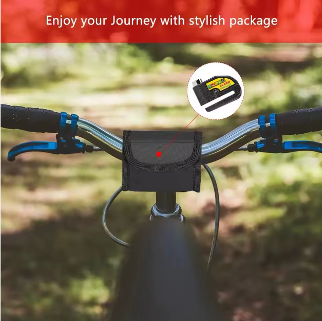 CANDADO DISCO CON ALARMA PARA MOTO O BIC