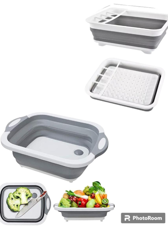 COMBO ESCURRIDOR + TABLA PLEGABLE