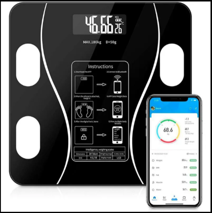 BASCULA INTELIGENTE BLUETOOTH