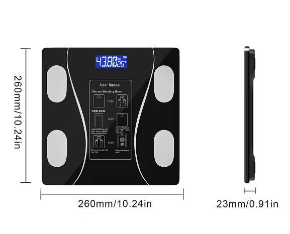 BASCULA INTELIGENTE BLUETOOTH