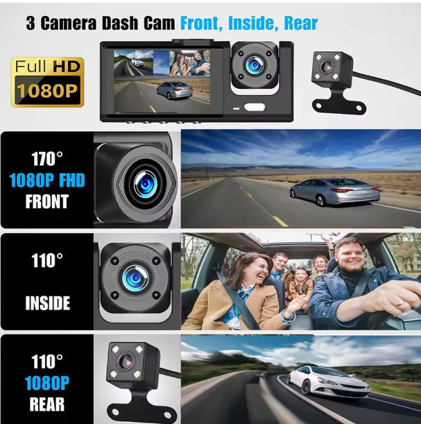 CAMARA 3 EN 1 PARA AUTOMOVIL