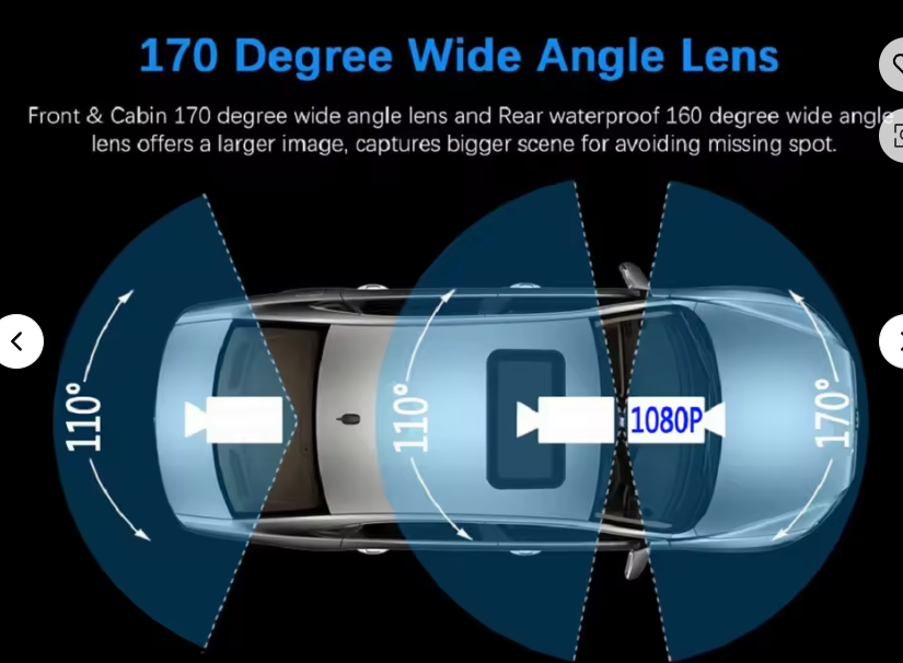 CAMARA 3 EN 1 PARA AUTOMOVIL