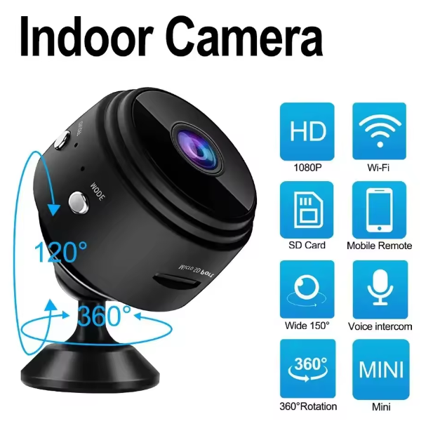 Mini Cámara Espía Hd Wifi 1080p Monitore