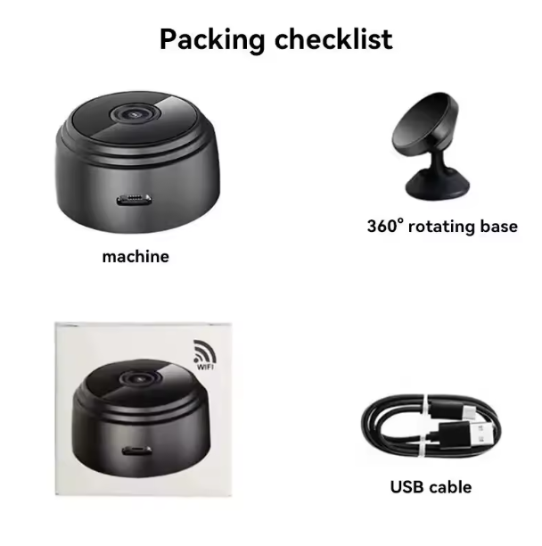 Mini Cámara Espía Hd Wifi 1080p Monitore