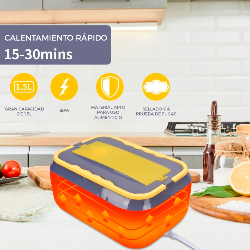 Lonchera metalica electrica