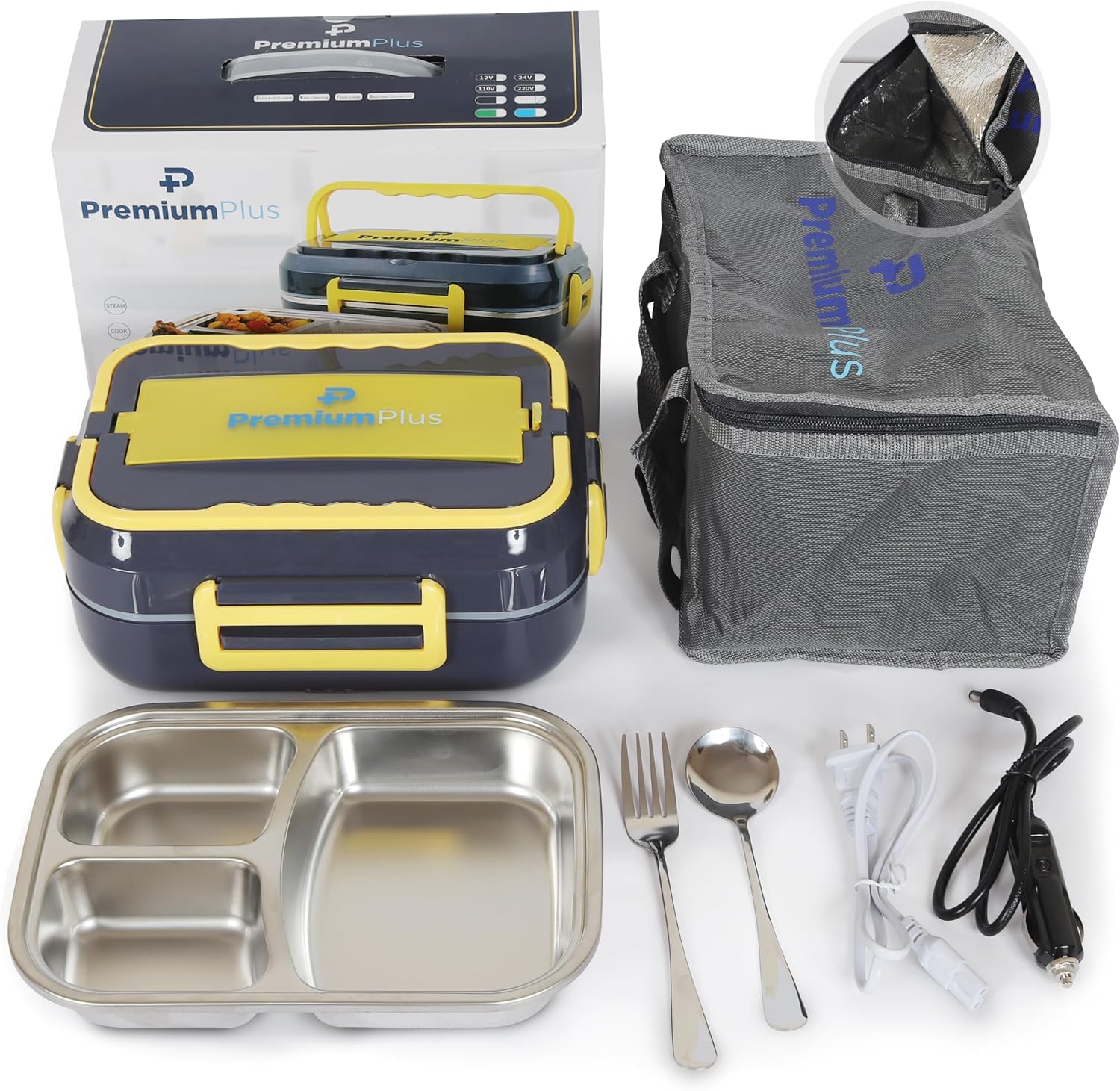 Lonchera metalica electrica