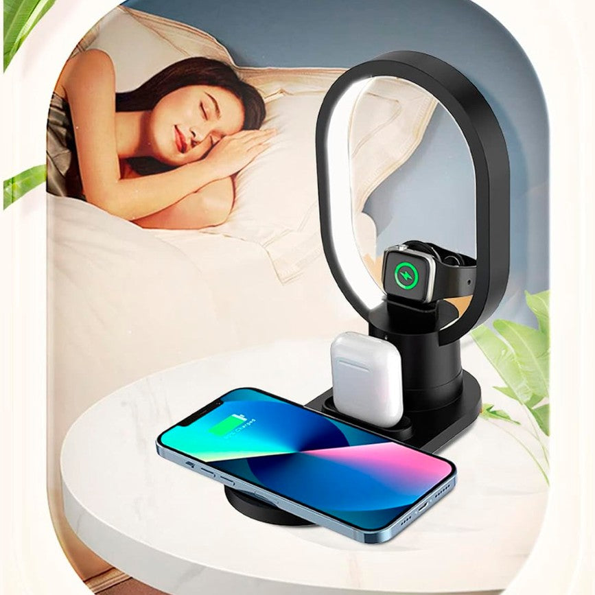 BASE CARGADOR INALAMBRICO 3 EN 1 AY-41