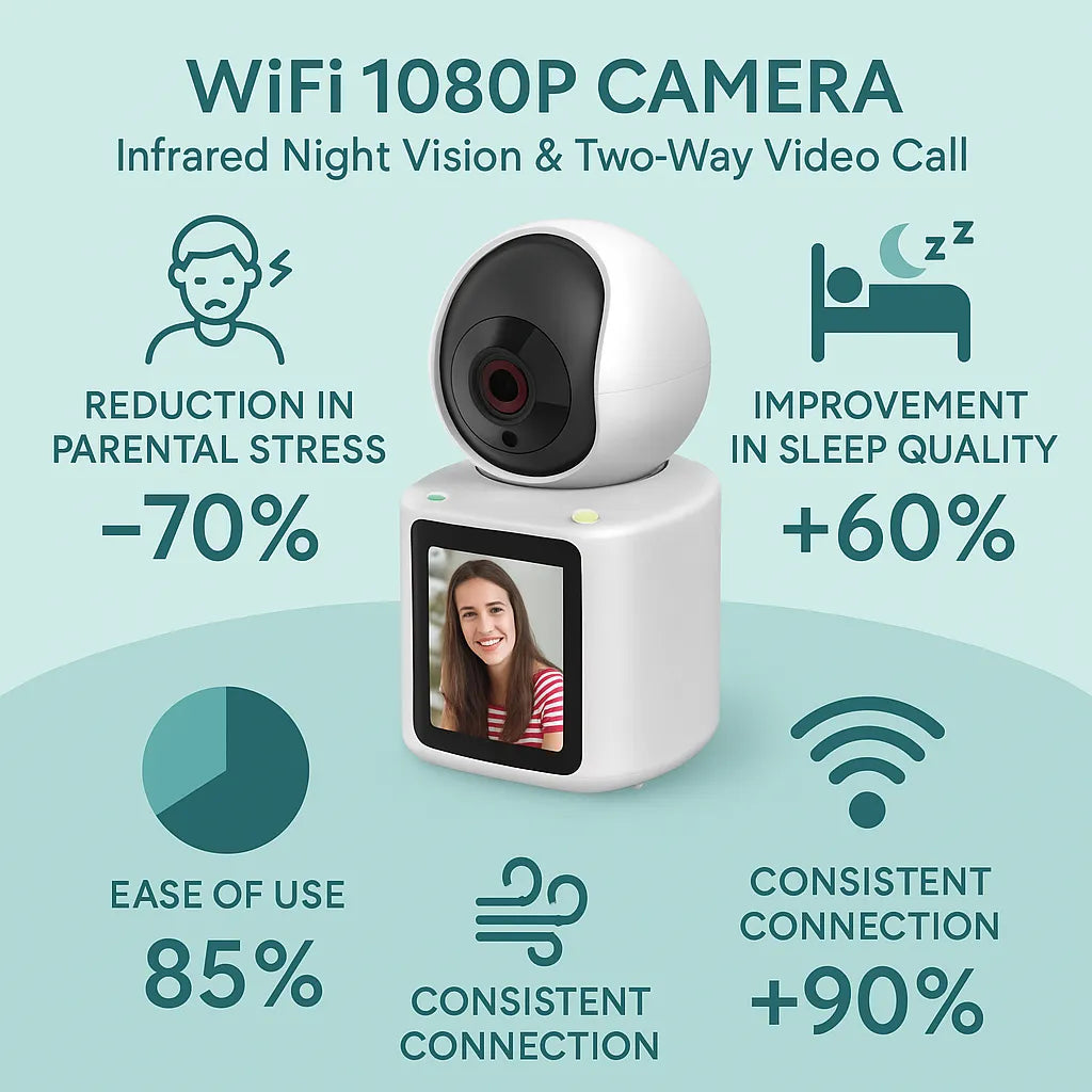 Cámara seguridad videollamada robótica