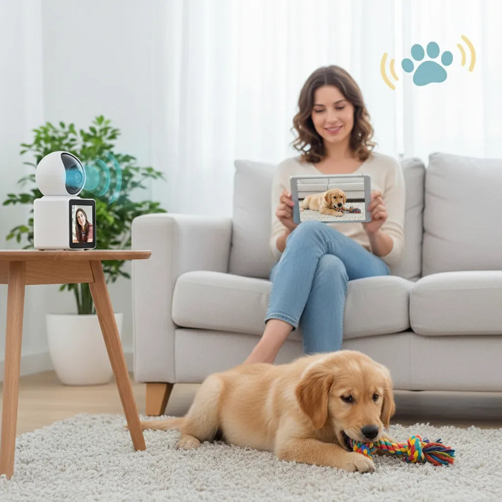 Cámara seguridad videollamada robótica