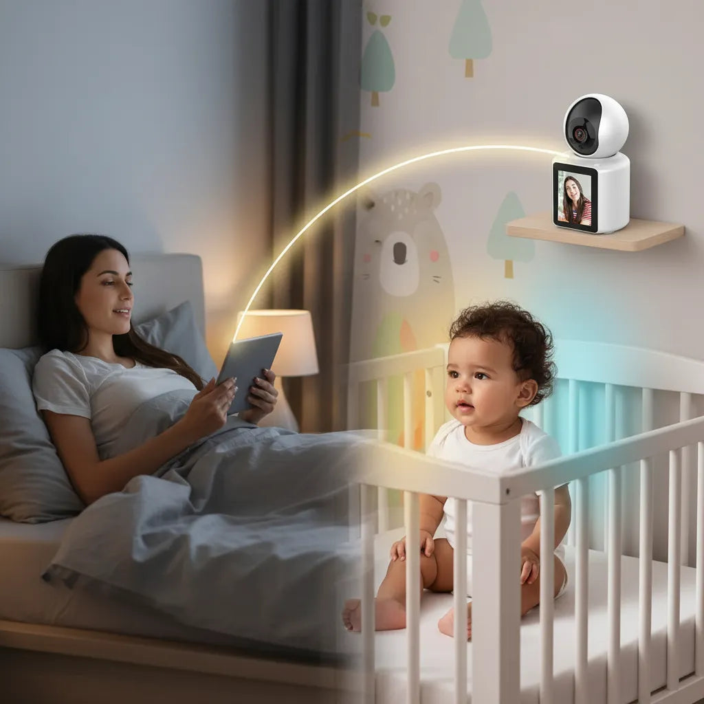 Cámara seguridad videollamada robótica