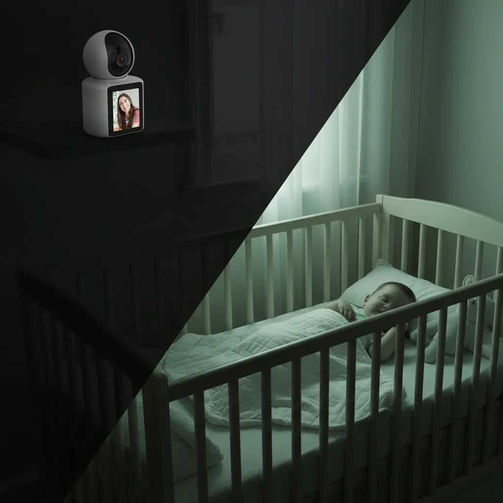 Cámara seguridad videollamada robótica