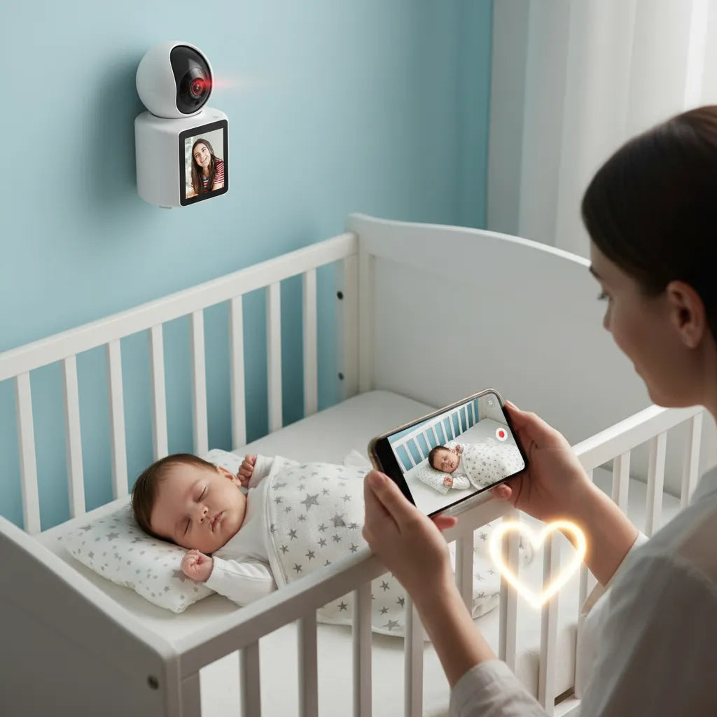 Cámara seguridad videollamada robótica