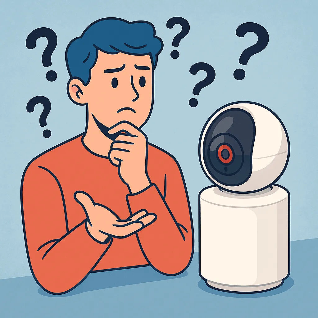 Cámara seguridad videollamada robótica